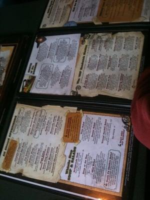 Big menu!