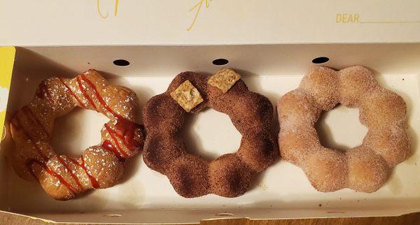 Box of 3: Raspberry Funnel Cake, Chocolate Churro, Ube Coconut Churro