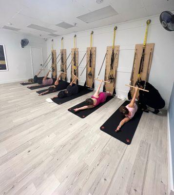 The TRX studio at Pure hosts TRX classes as well as Springboard classes and offers a great space for individual sessions.