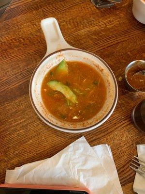 Soup Azteca (delicious!!)