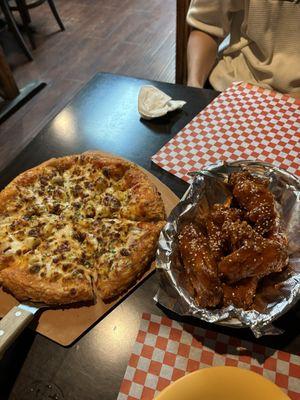 Sweet Potato Pizza (Recommended) gold  sweet garlic wing