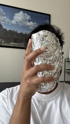 Burrito. Head for scale.