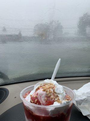 Rainy day great sundae