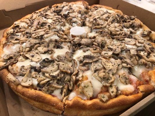 Garlic Mushroom Deep Dish