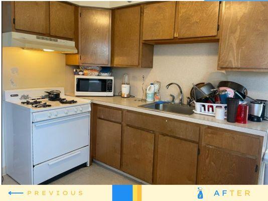 This clean kitchen is ready to prepare good meals again.