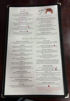 1/2024 Menu