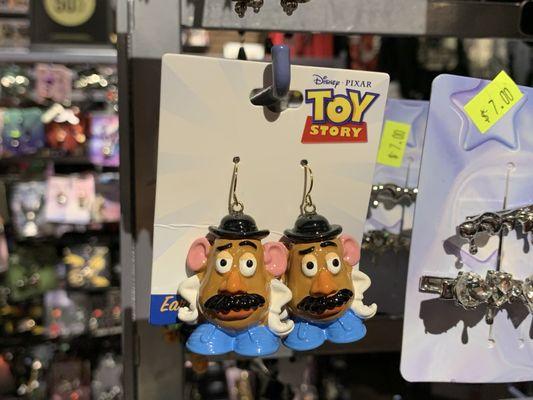 Potato head earrings