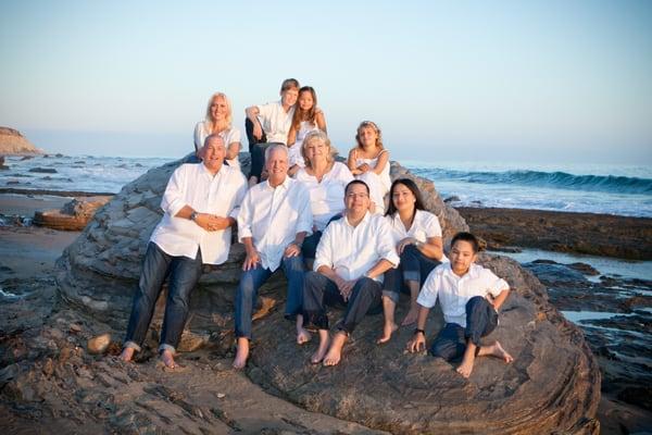 Family Photo Crystal Cove State Park