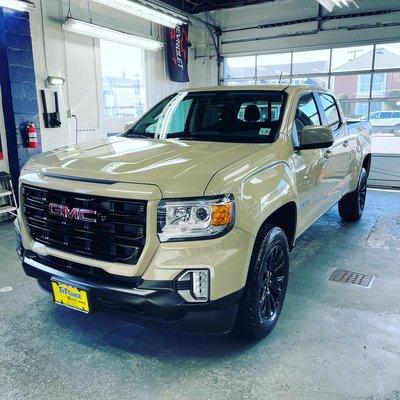 2021 GMC Canyon coated with gtechniq Crystal Serum Ultra a 9 year Ceramic Coating