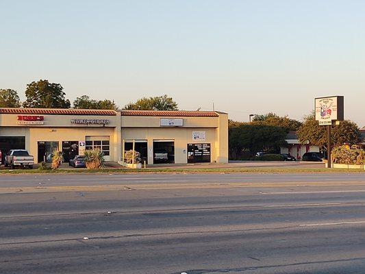 Street view of the entire building.  We are located between Kwiker Sticker and Jack in the Box on So. Valley Mills Drive.