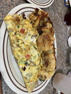 Veggie omelette