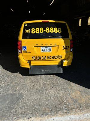 Another vehicle been added to the fleet, which is a handicap ramp van