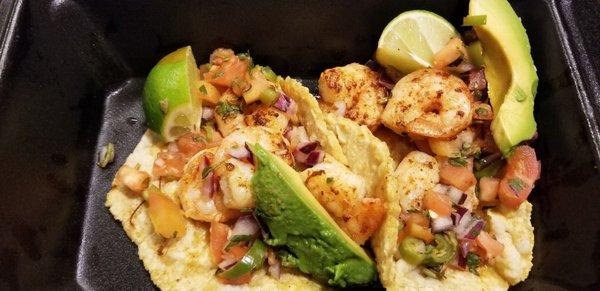 Shrimp taco $4 each