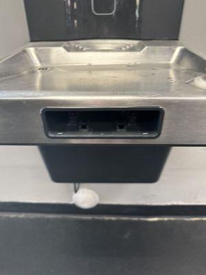 Broken water fountain