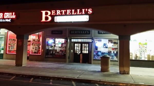 The front of Bertellis...