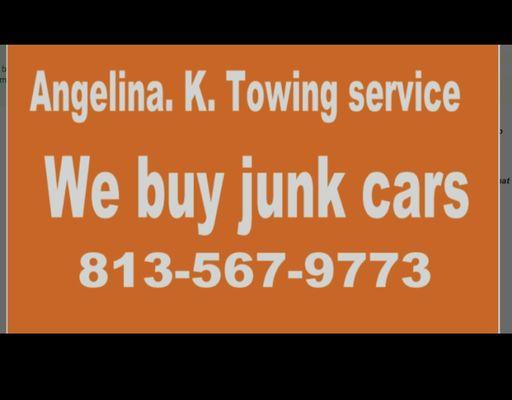 We buy junk cars