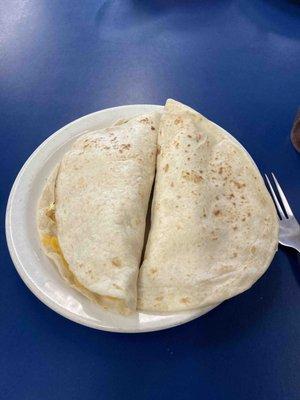 Lee's taco (left) and Marty's taco (right).  This photo doesn't do it justice, but they were DEEE-LICIOUS!