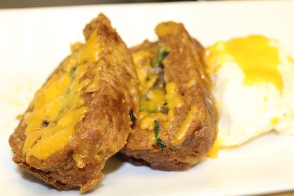 Market Stuffed Meatloaf and Mash