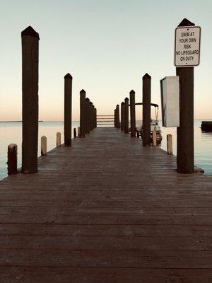 Board walk in kamp