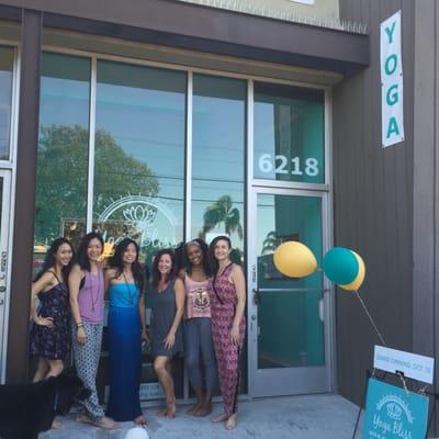 Yoga Bliss instructors at Grand Opening!