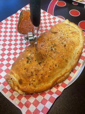 12" JC Stuffed Calzone