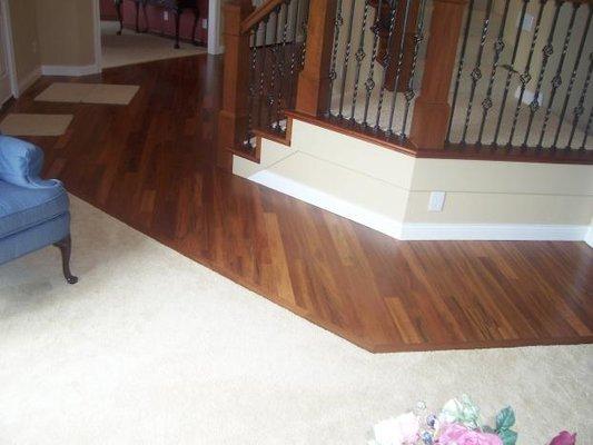 Hardwood floor installation in Rochester, MN