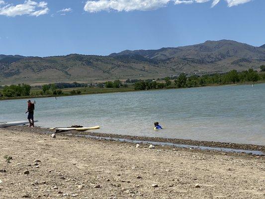 Learning to paddle board