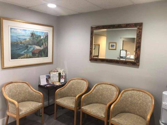 Patient waiting area front office