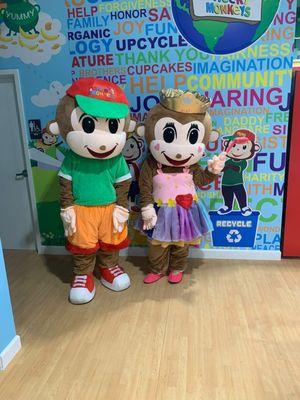 Mimi and Juju love coming to Cheeky Monkeys!