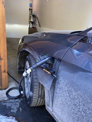 EV Charger install (garage)