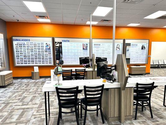 Store Interior at Stanton Optical Store San Antonio TX 78251