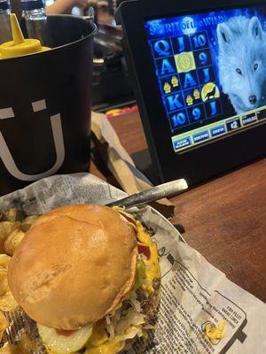 German burger and etab machine