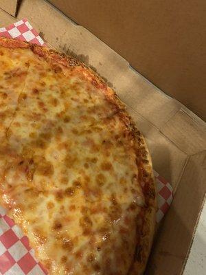 The cheese pizza I received