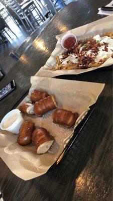 Pretzels and Beer Cheese and Pub Grub