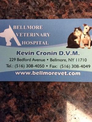 The most loving & amazing veterinarian.  Dr Cronin is in the right profession.