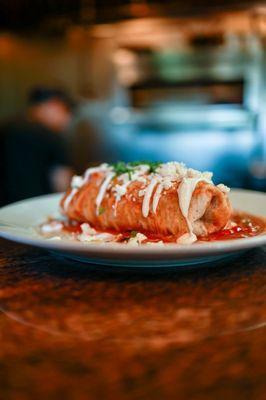 Chile relleno burrito