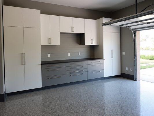 Garage cabinets