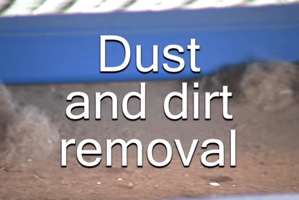 Removal of all Dust and Dirt Particles