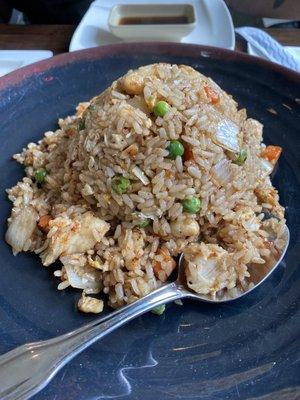 Hibachi chicken fried rice