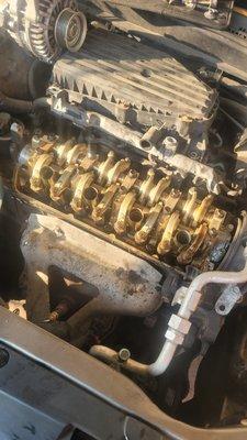 Timing belt replacement 02 Honda civic.