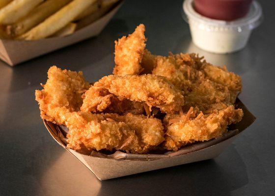 Coconut Shrimp with Fries