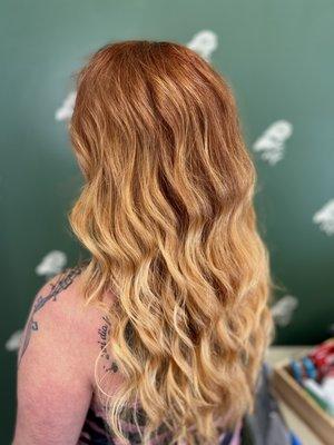 Ombré: Copper to Blonde