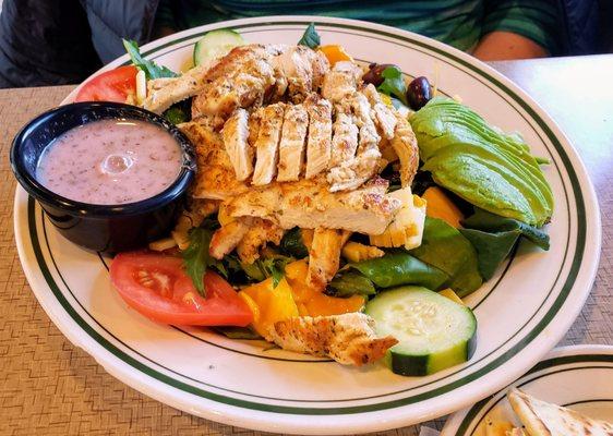 Chicken Avocado Mango Salad at Red Olive Howell