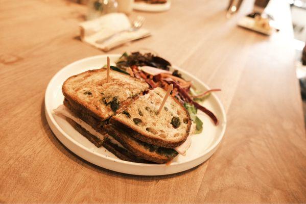 Roast Beef Jalapeno Triple Cheese Panini