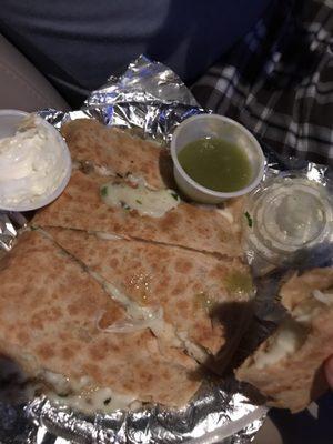 Steak quesadilla: best ever