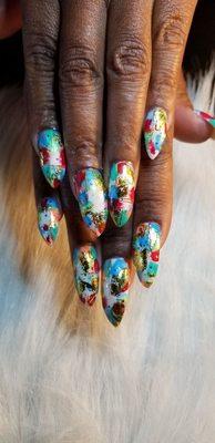 Graffiti nail