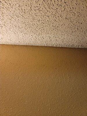 Dust on ceiling