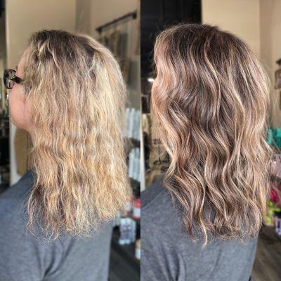 Reverse balayage