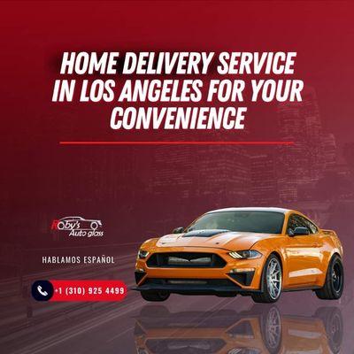 Mobile service. We go to the door of your home or work