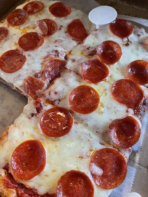 Sicilian Cheese Pizza